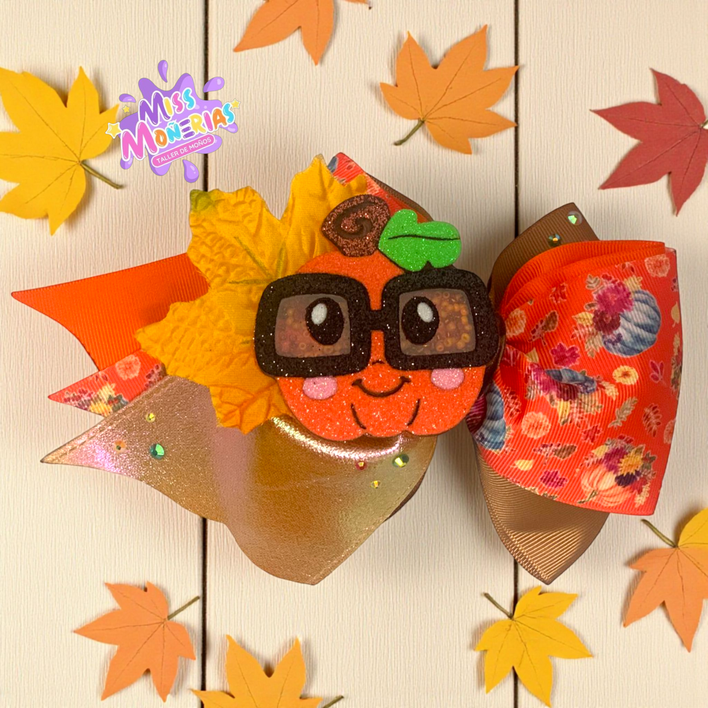 Moño Mediano Pumpkin