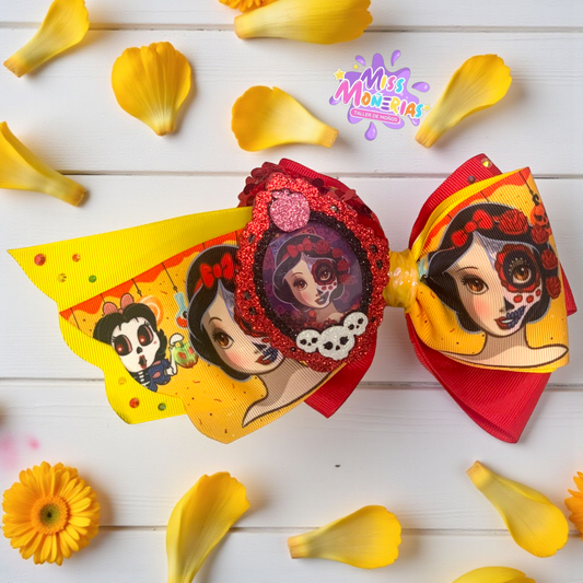 Moño Mediano B.Nieves día de  Muertos