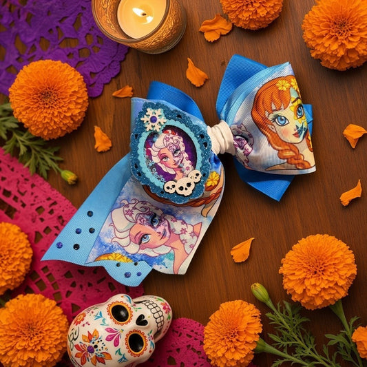 Moño Mediano Frozen | Día de Muertos