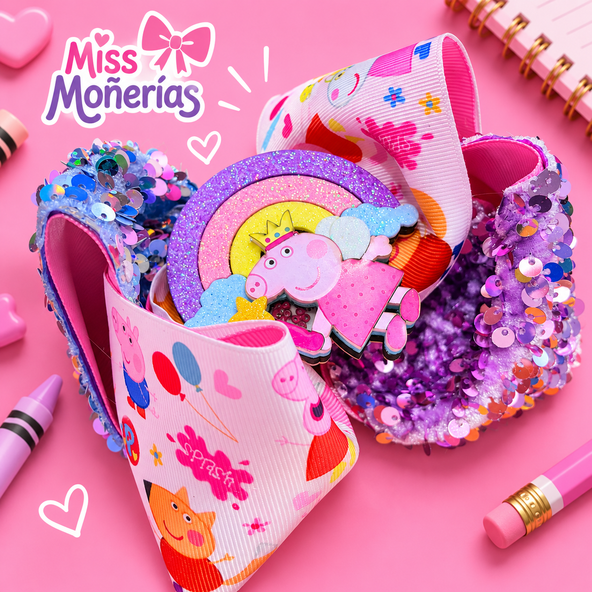 Moño Jumbo Pepa Pig | Personajes