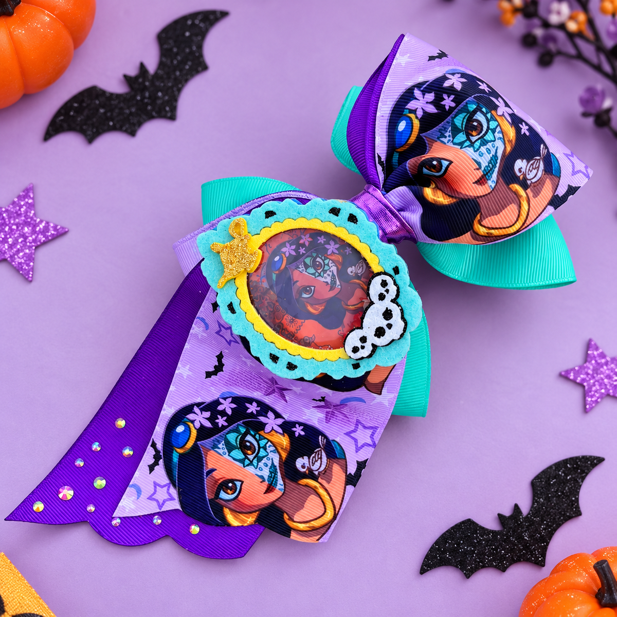 Moño Mediano Jazmín | Día de Muertos