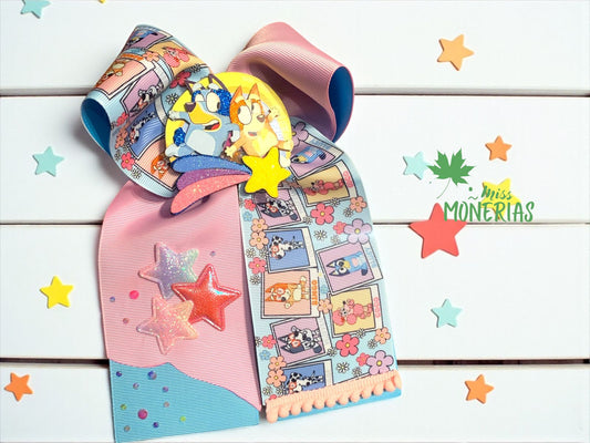 Moño Mediano Coletero Bluey