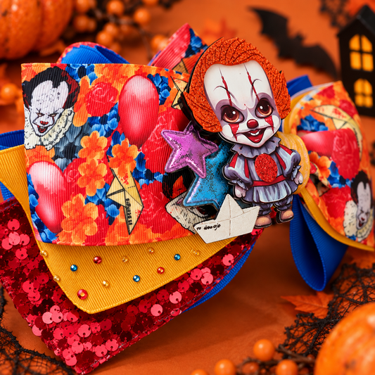Moño Mediano Pennywise |Halloween